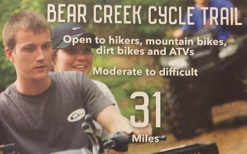 Bear Creek Cycling Trail Image