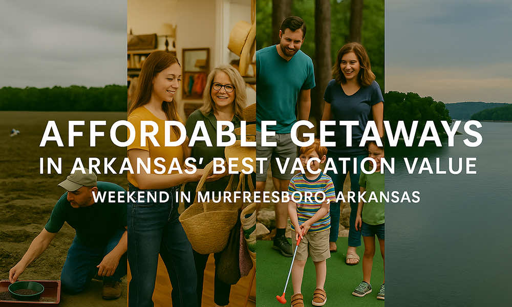 Getaway Packages at Arkansas' Best Vacation Value - Murfreesboro, Arkansas